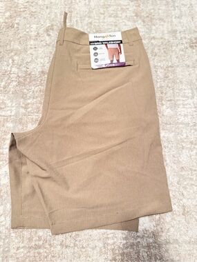Hang Ten Hybrid Walkshort Men’s Shorts - Khaki/Tan size 40-NWT